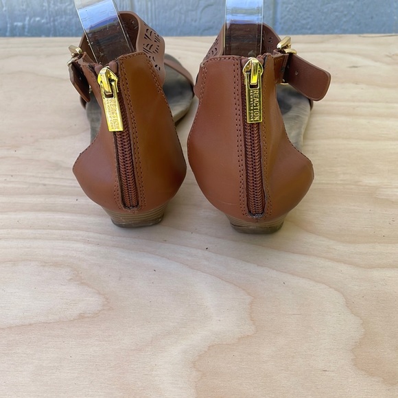 KENNETH COLE REACTION Great Love 3 faux leather sandals size 10 - Picture 4 of 10